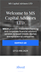 Mobile Screenshot of mscapitaladvisors.com